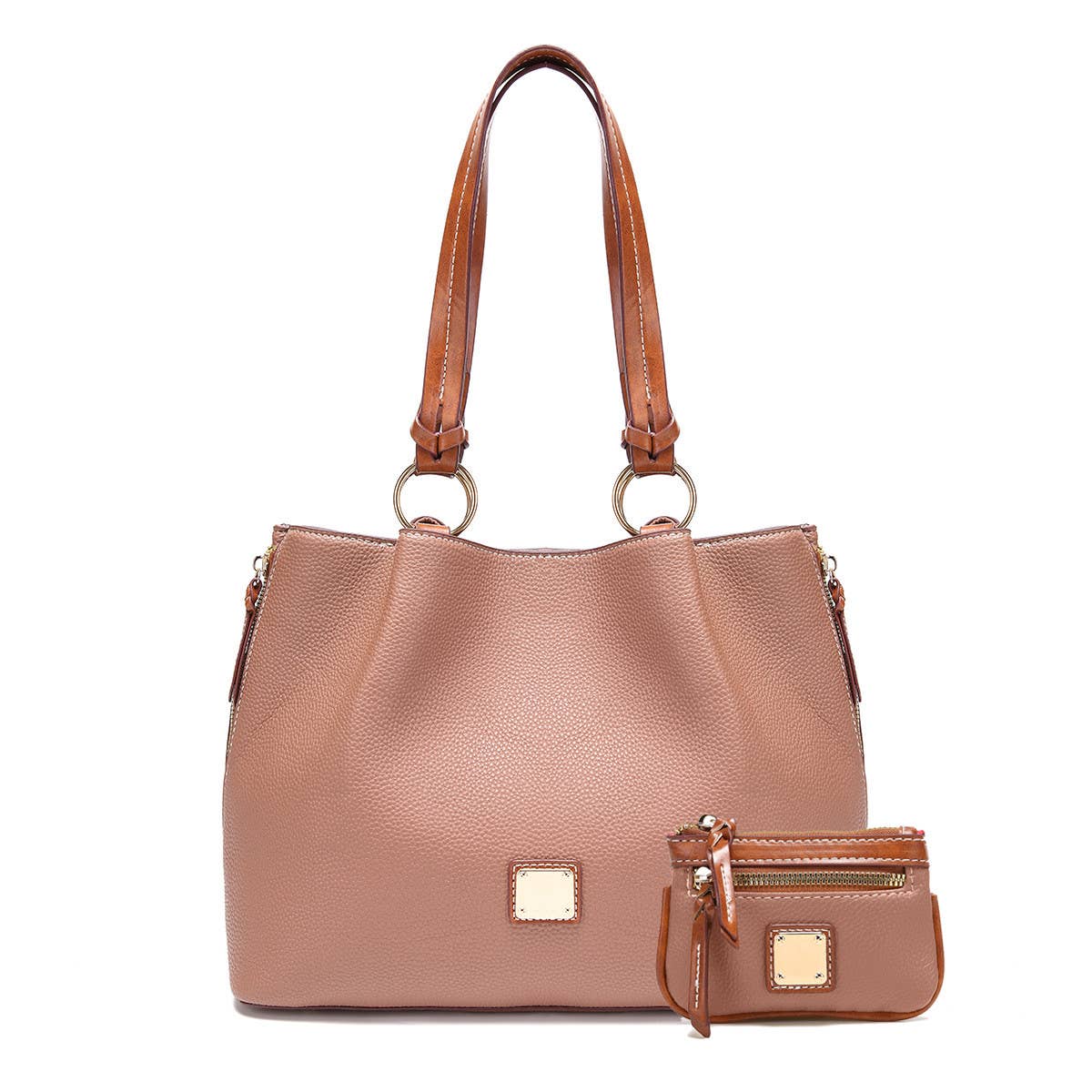 RETRO PEBBLE LITCHI GRAIN TEXTURE SHOULDER BAG_CWAB0926