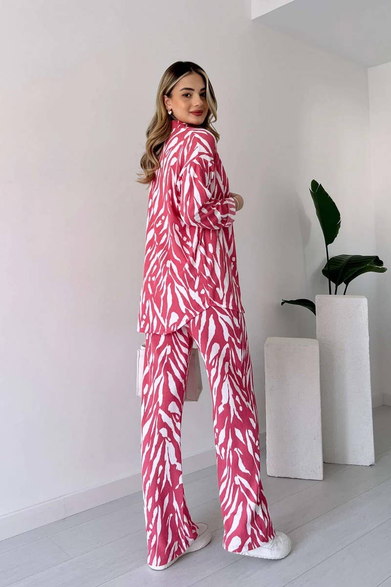 CWSS1062_SPRING WOMEN'S FASHION CASUAL TWO-PIECE SUIT