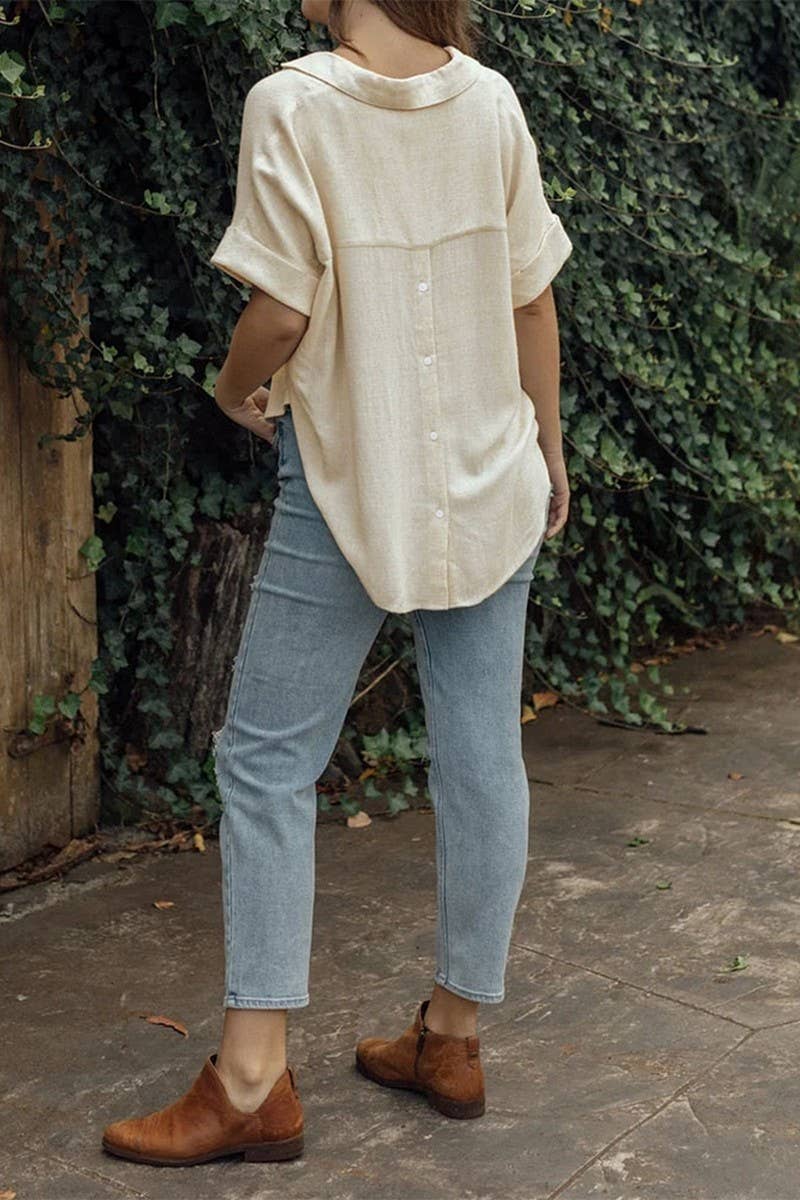 CWTBLS1629_SUMMER WOMEN'S CASUAL COMFORTABLE SHIRT TOPS