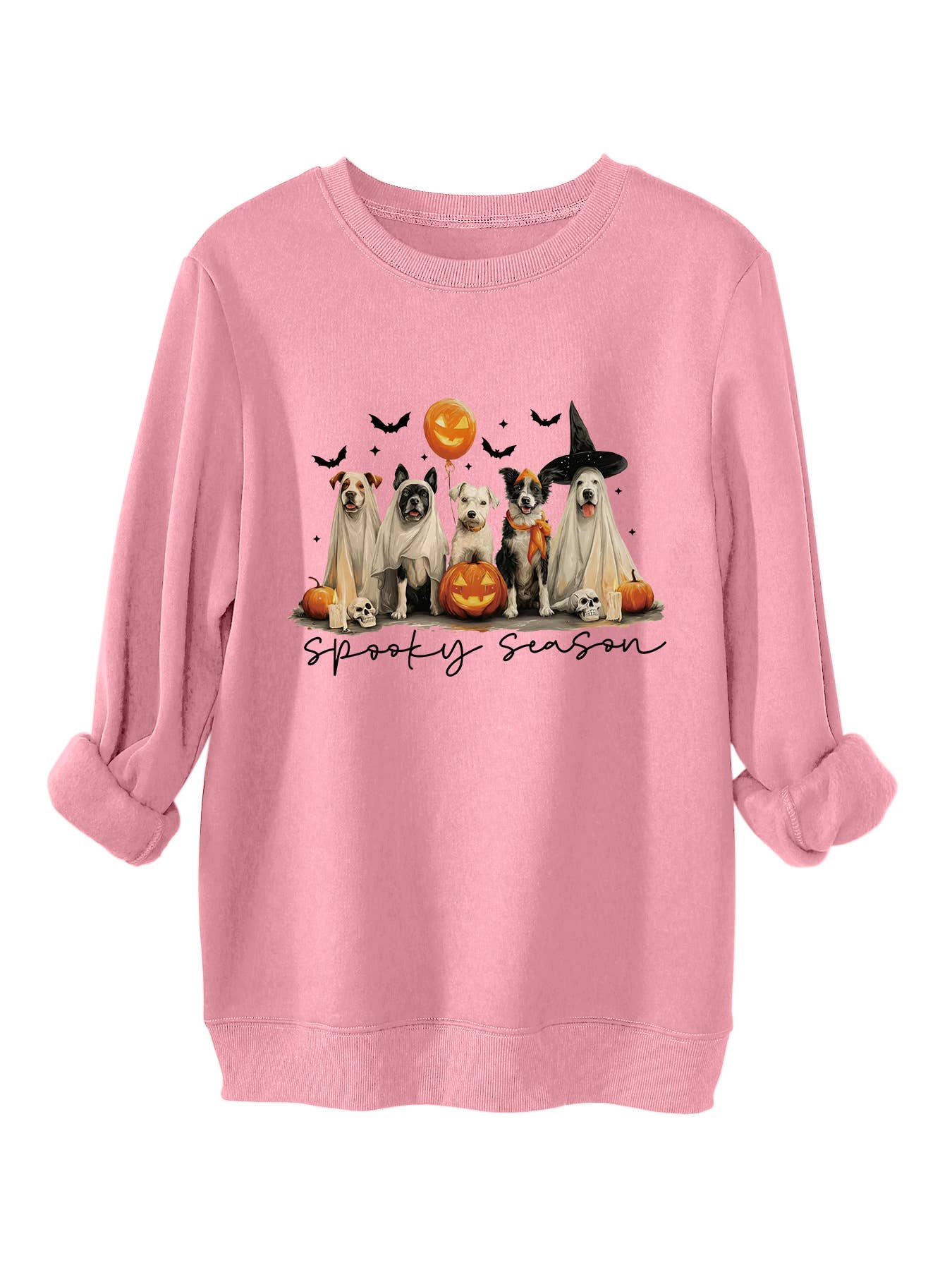 Cute and fun Halloween printed thick warm hoodie