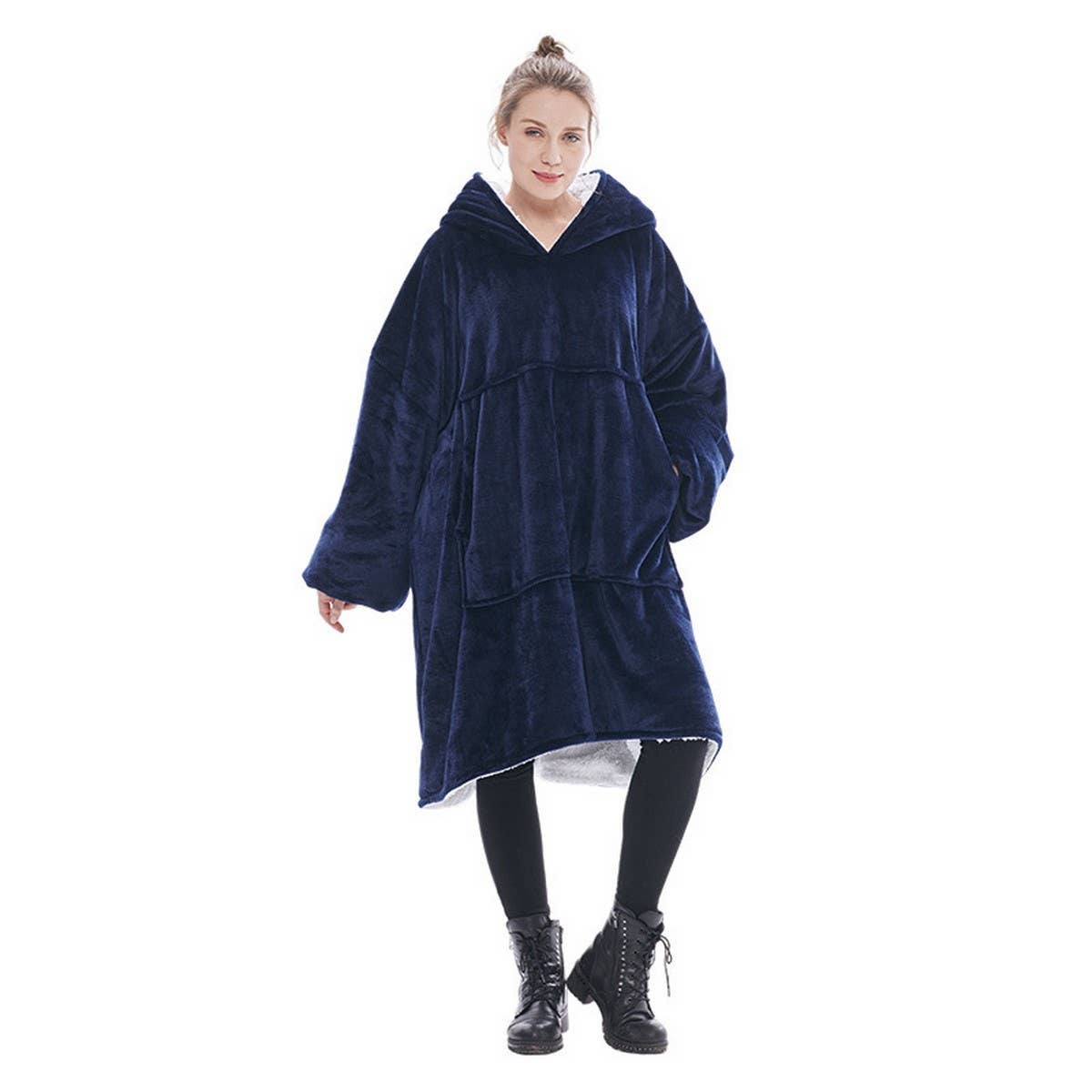 Cozy Wearable Hoodie Blanket Warm Lazy Sweatshirt