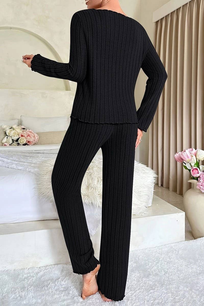 CWSTB1332_LONG-SLEEVED T-SHIRT AND TROUSERS TWO-PIECE SUIT