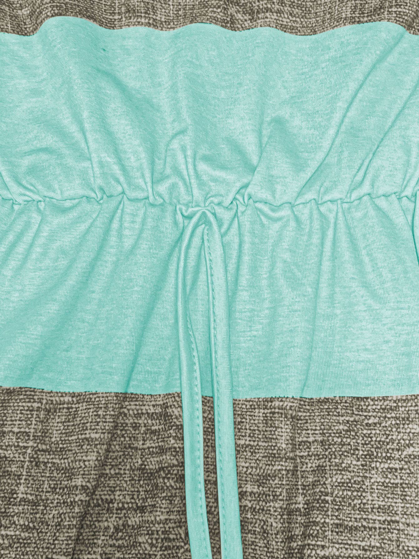 Casual U-neck striped printed sleeveless dress