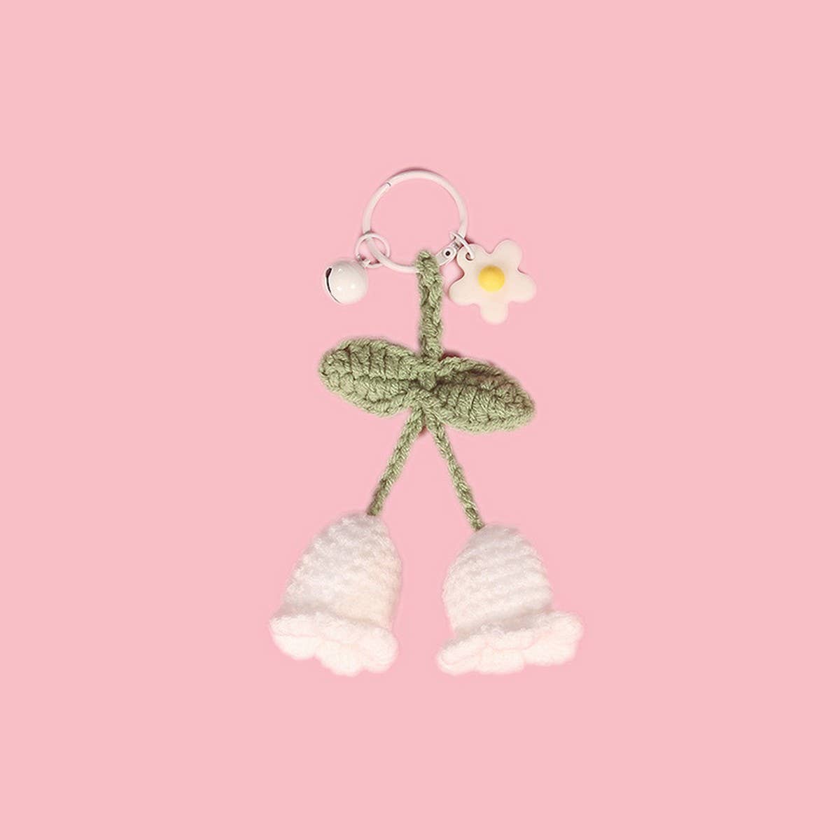 HAND-WOVEN LILY OF THE VALLEY FLOWER PENDANTS