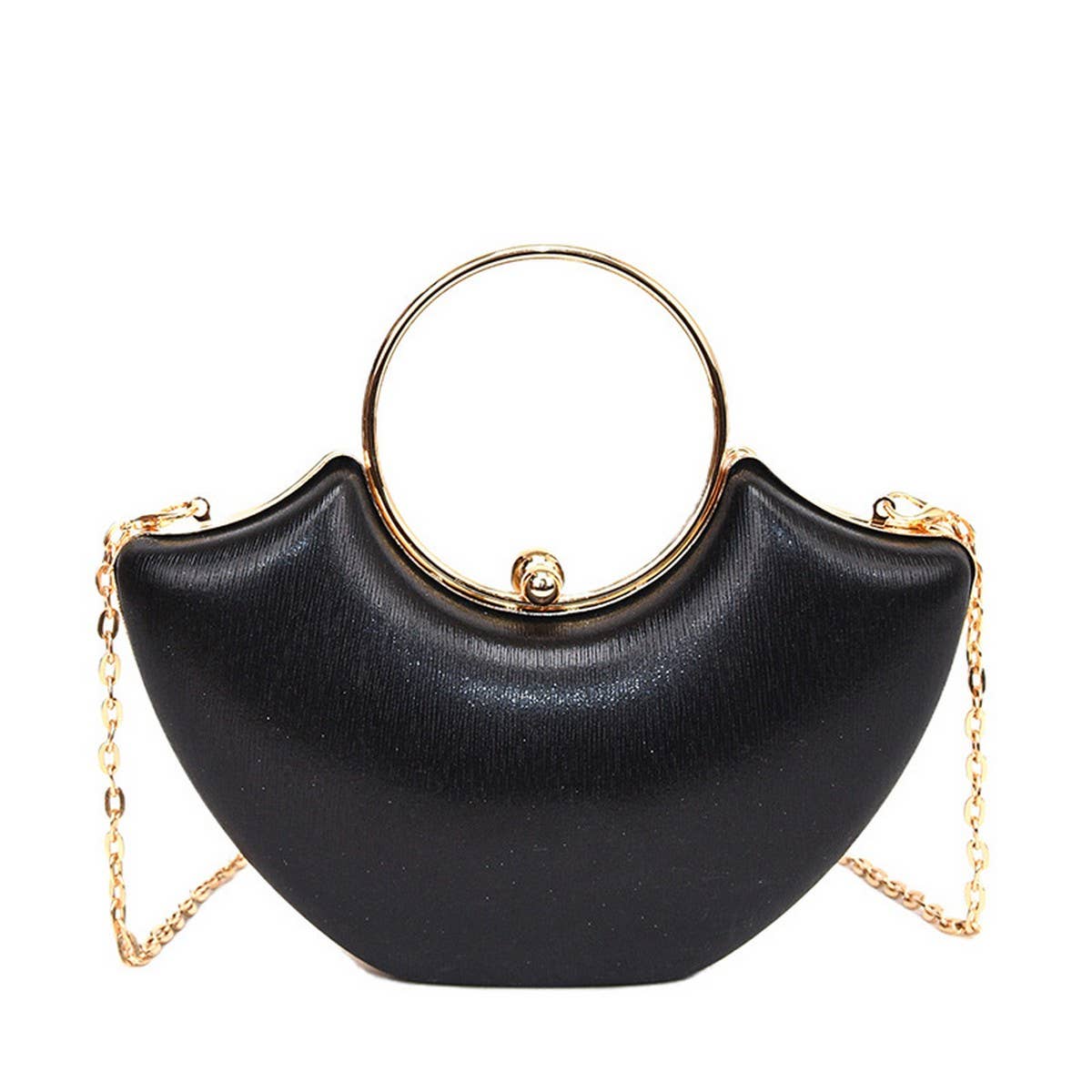 FINE GLITTER LADY EVENING BAG CHAIN CLUTCH BAG_CWAB3242