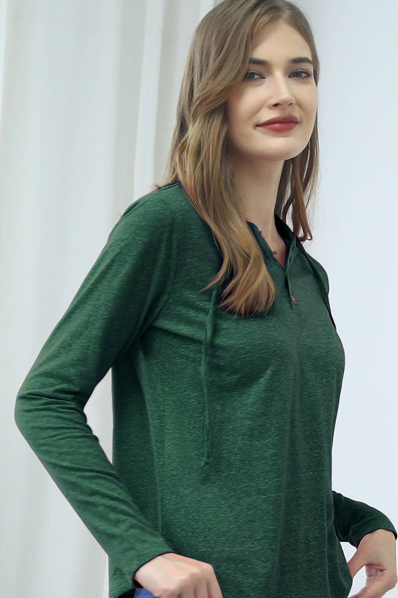 CWTTL1493-S_BUTTON DOWN HENLEY LIGHT WEIGHT HOODIE TOP