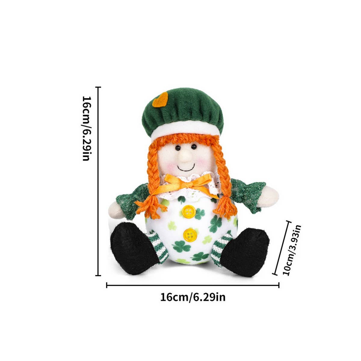 ST. PATRICK GREEN FIGURINE ORNAMENT PENDANT_CWMM3452
