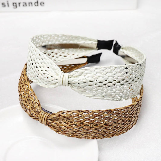 RETRO HAND BRAIDED SIMPLE HEADBANDS_CWAHA1162