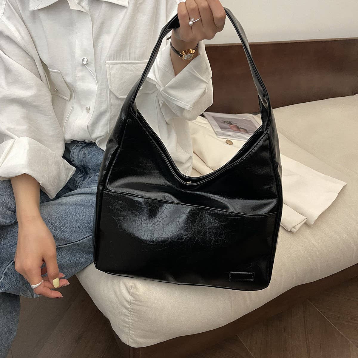 CWAB4830_2025 NEW LARGE CAPACITY SHOULDER TOTE BAG