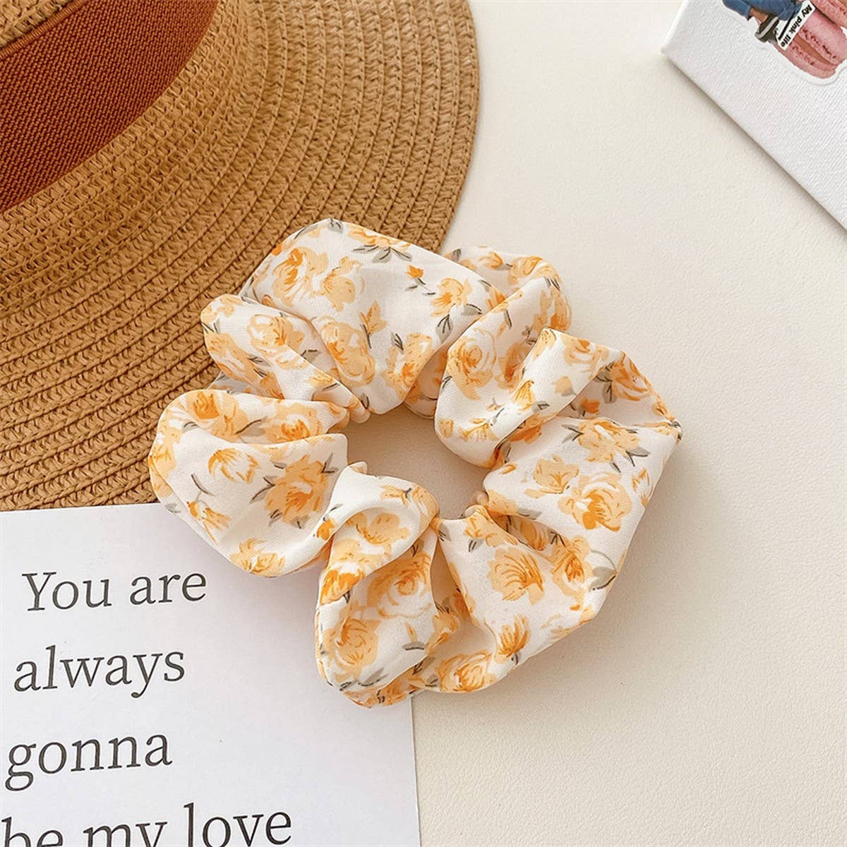 SMALL FRESH FABRIC FLOWER HAIRRING HAIRACCESSORIES_CWAHA4163