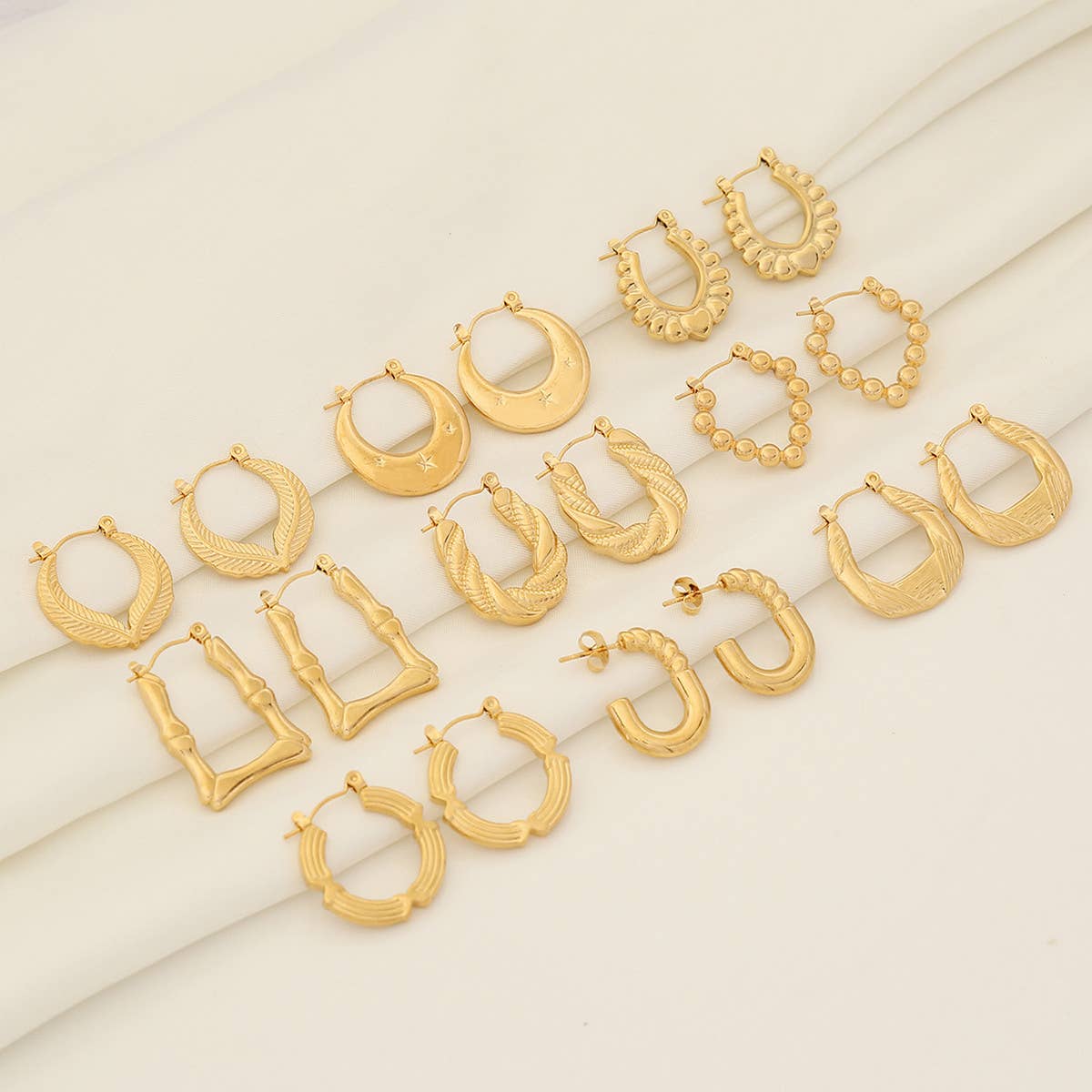 GEOMETRIC PERSONALITY IRREGULAR EARRINGS_CWAHA0876