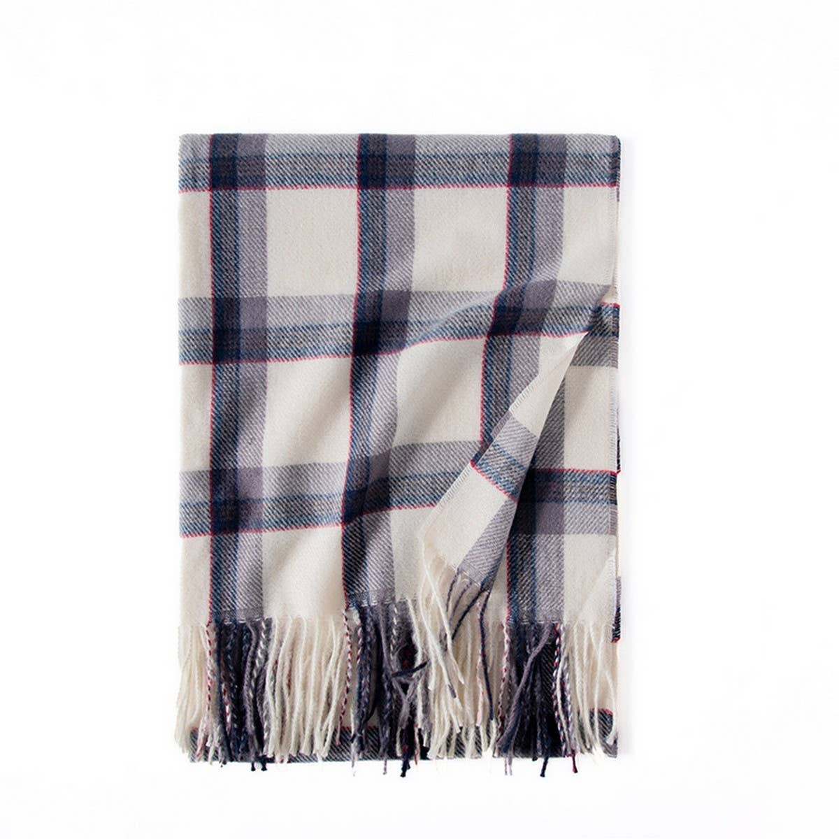 WINTER  SHAWL WRAPS BIG GRID SOFT BLANKET SCARFS