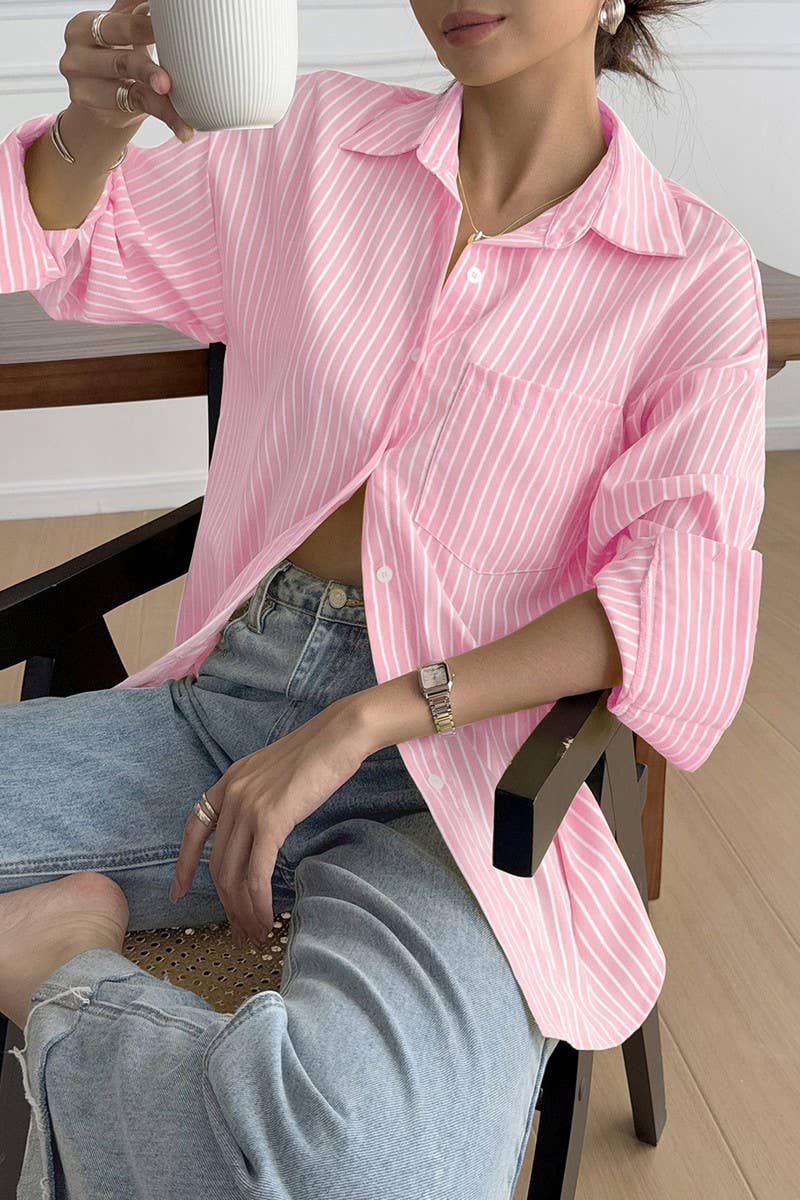 CWTSTL01003_CASUAL VACATION STRIPED LONG SLEEVE SHIRT