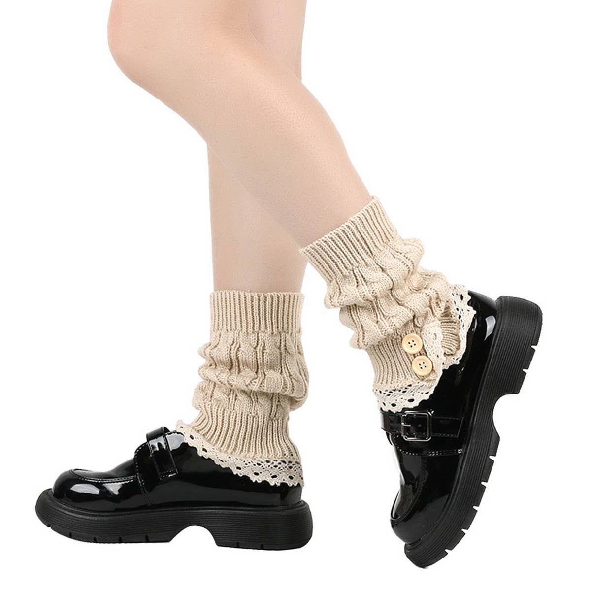 CWMM10052_BUTTON SOCKS SHORT LEG COVERS