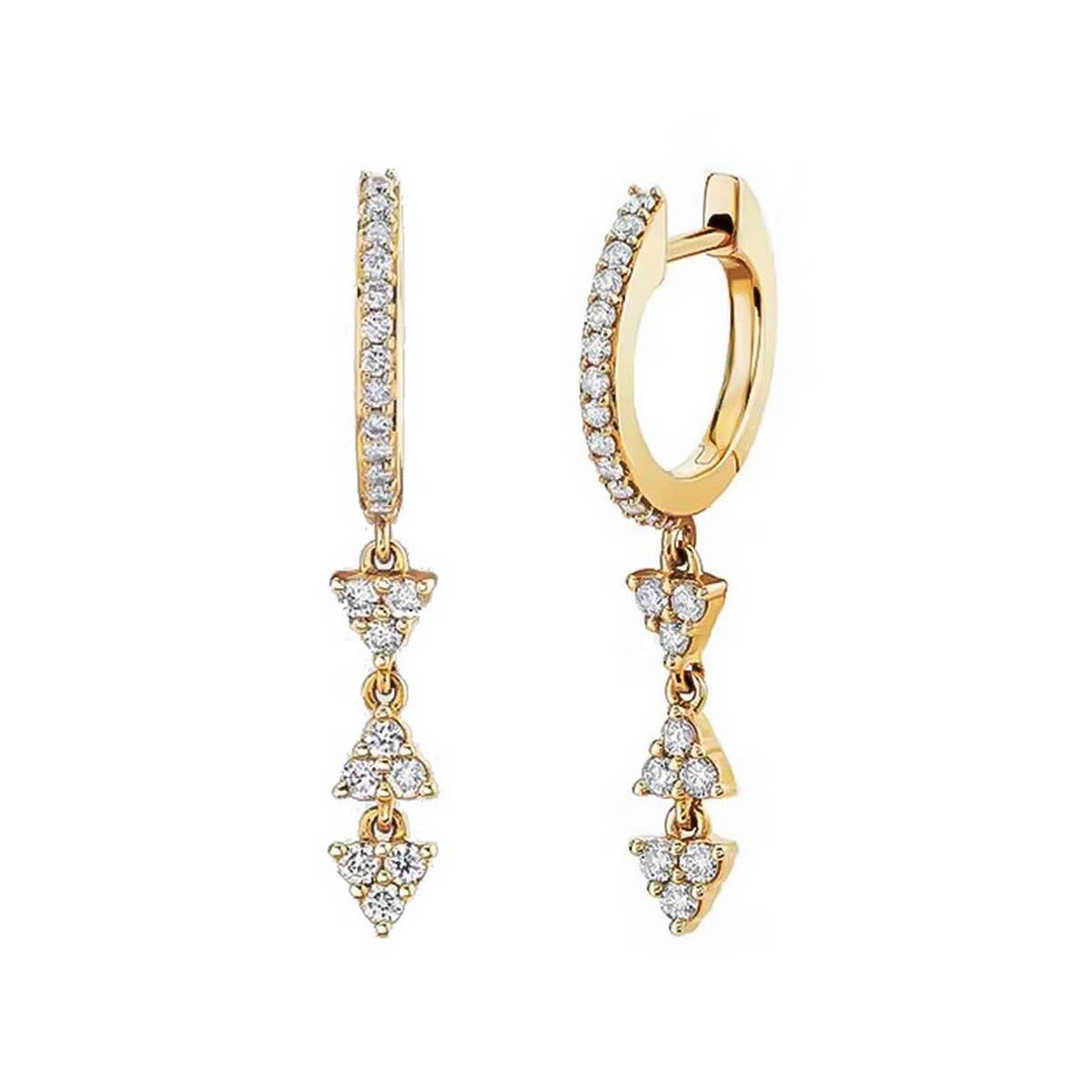 TRIANGLE-SET STYLISH GEOMETRIC PERSONALITY EARRINGS_CWAJE190