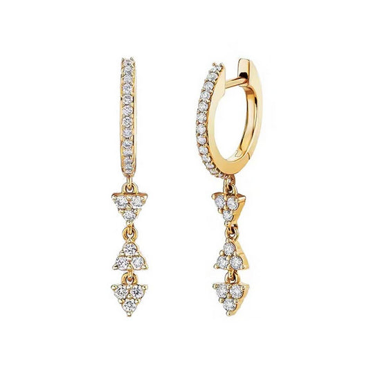 TRIANGLE-SET STYLISH GEOMETRIC PERSONALITY EARRINGS_CWAJE190