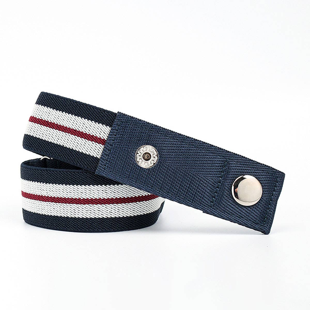 SEAMLESS WOVEN BUCKLELESS ELASTIC CANVAS BELT_CWABE0673