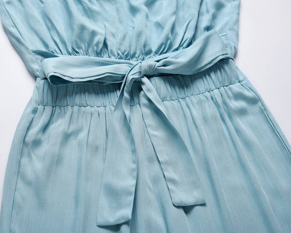 Casual Chic Backless Slim Fit Jumpsuit