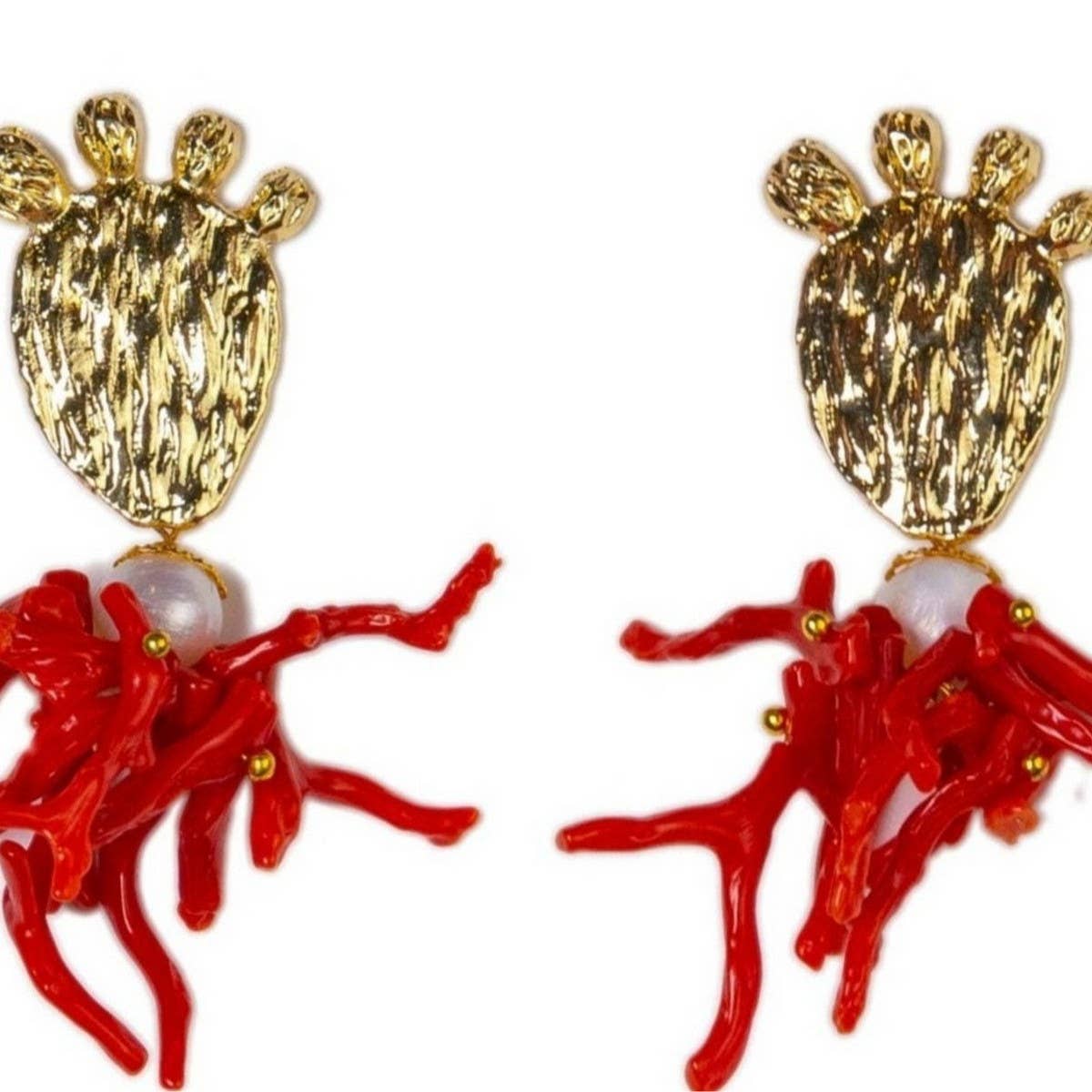 Fashionable Design Ocean Coral Earrings