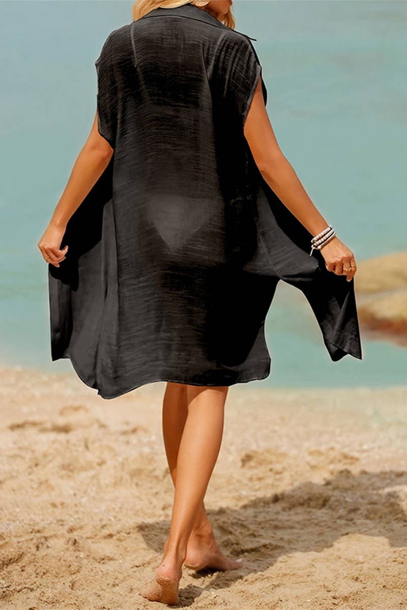 CWTBLSL0787_HIGH-SLIT SEE-THROUGH BEACH LOOSE SUNSCREEN SHIR