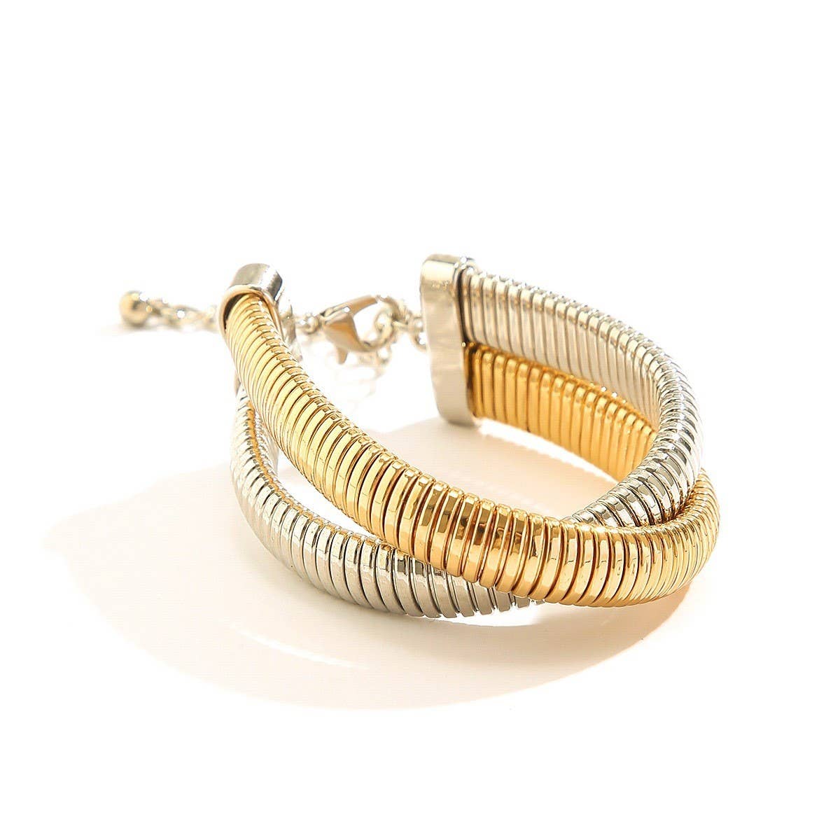 PERSONALIZED  METAL SIMPLE RING BRACELET FOR WOMEN_CWMM3092