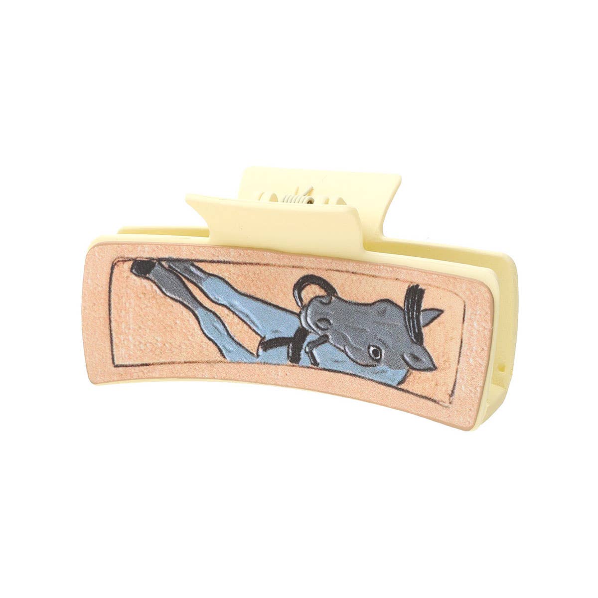 HORSE HEAD PATTERN LEATHER WESTERN HAIR CLAW CLIPS