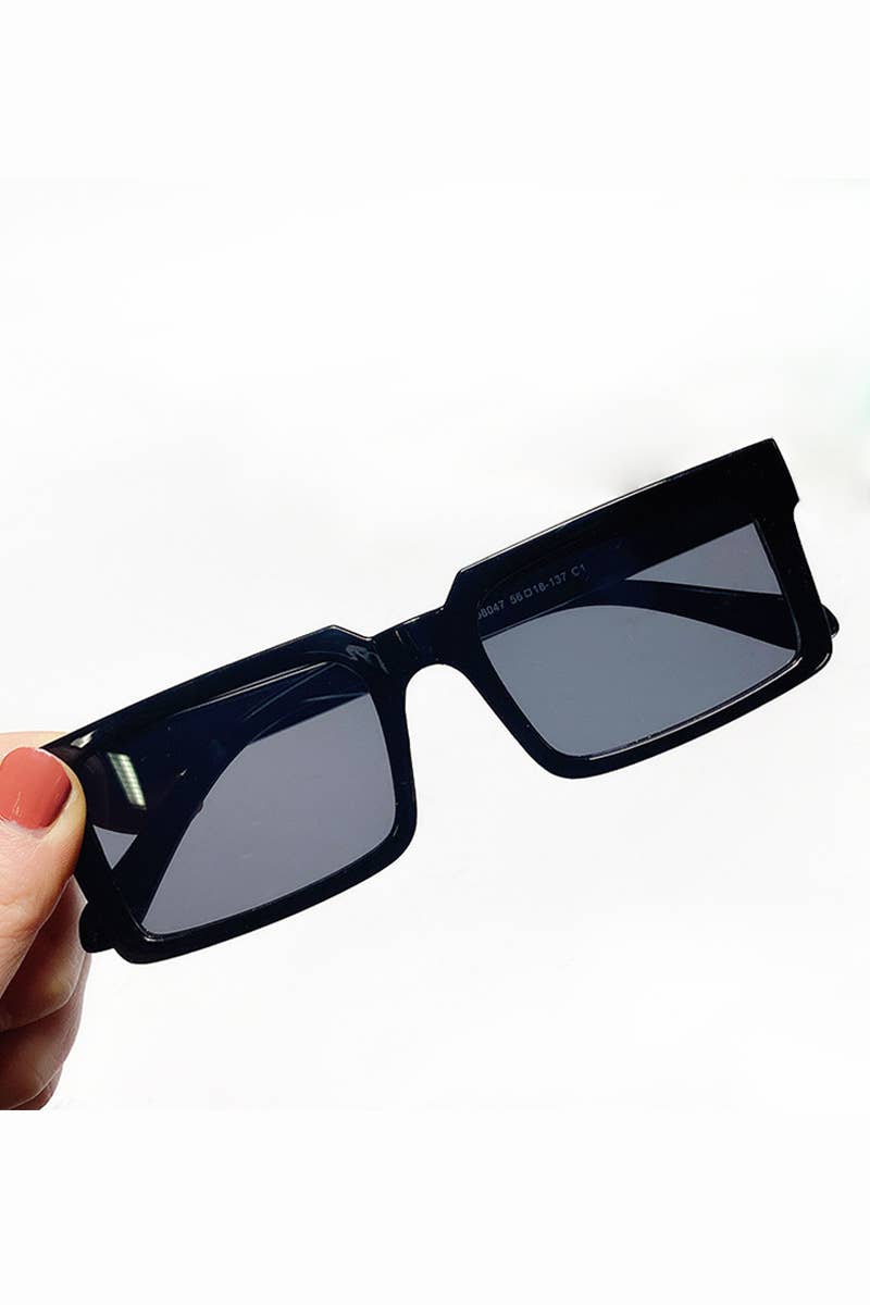 BASIC SIMPLE SQUARE SUNGLASSES_CWASG0089
