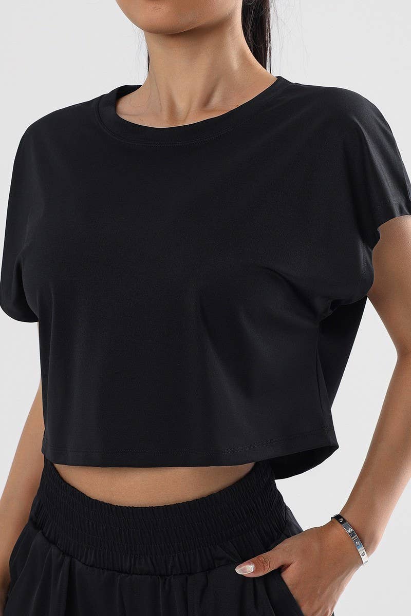 CWTBLS1567_QUICK-DRYING SHORT-SLEEVED SPORTS T-SHIRT TOP