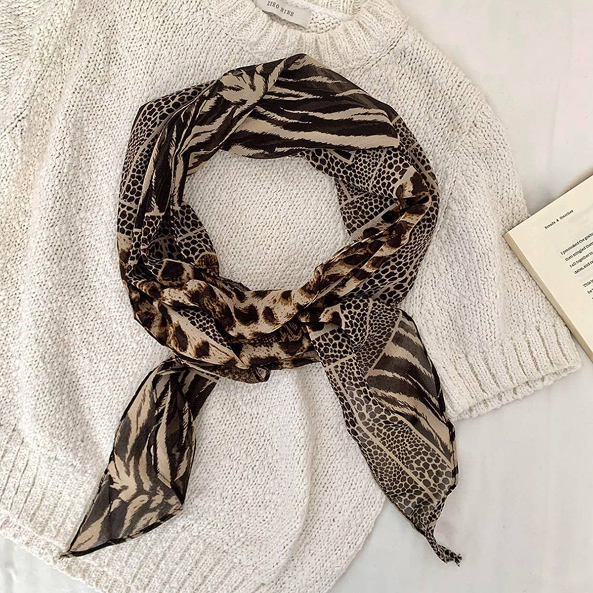 Chiffon Scarf-Versatile Neck Wrap & Hair Accessory