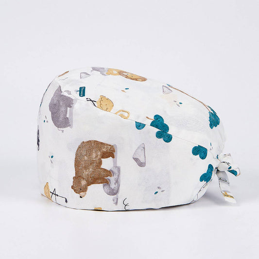 PRINTED MEDICAL SURGERY HAT DOCTOR HAT_CWAH3373