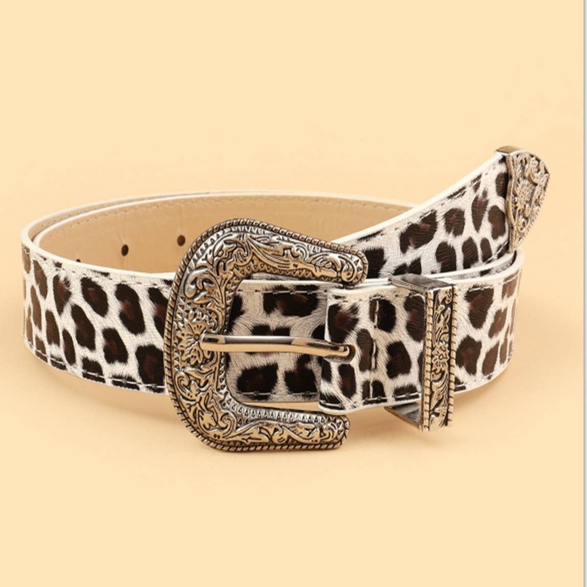 CWABE0872_VINTAGE CARVED CASUAL BELT