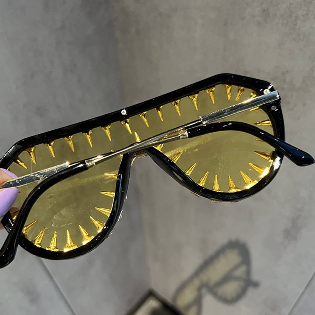 PERSONALIZED PUNK ONE-PIECE FUNNY SUNGLASSES_CWASG0757