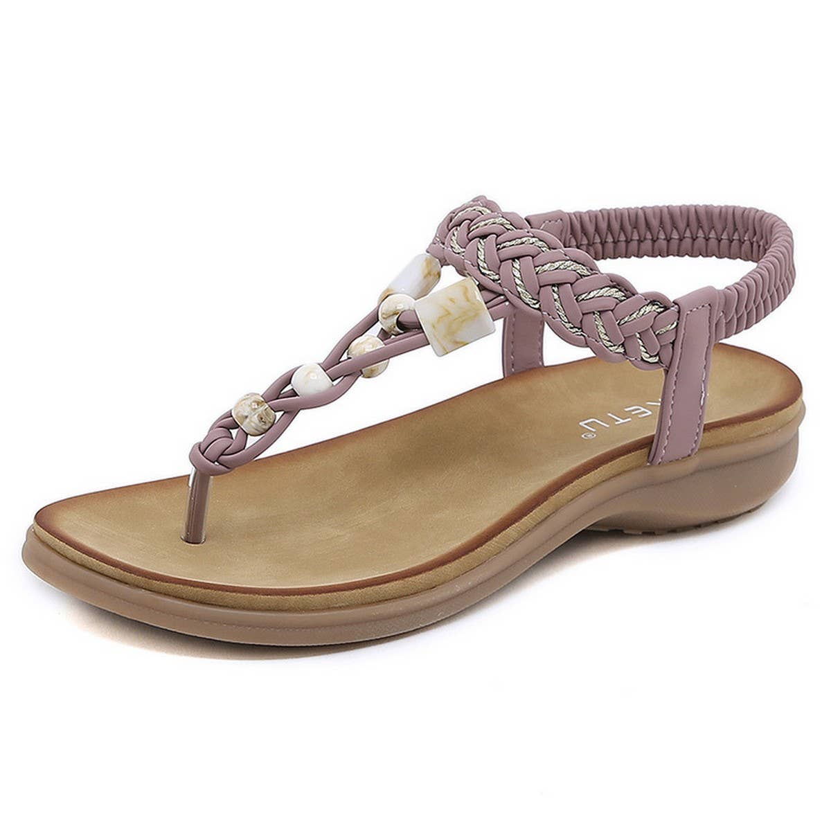 BOHEMIAN RHINESTONE WOVEN PINCH TOE SANDALS_CWSHS0533