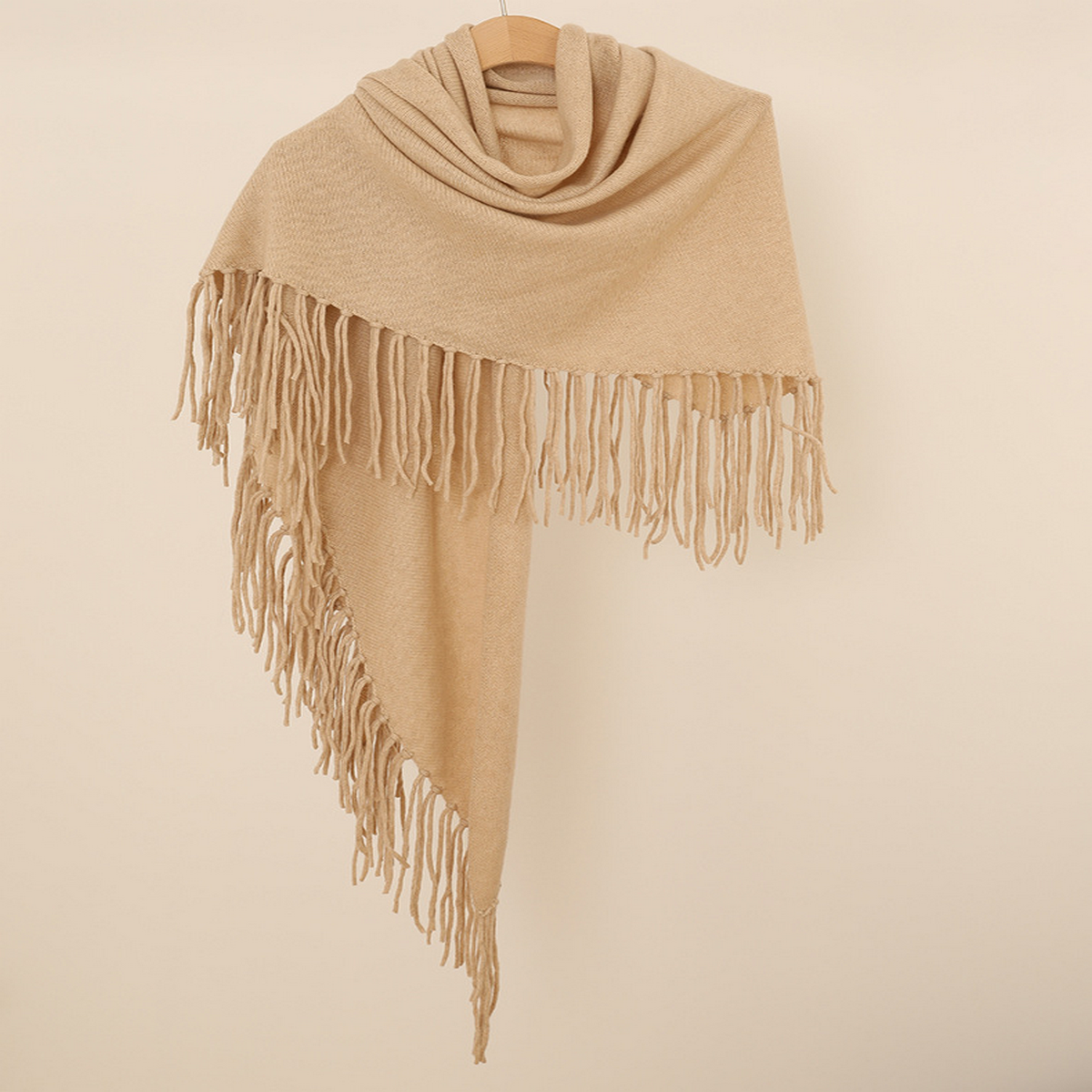 Women?™s Warm Triangle Scarf ??Cashmere Knit_CWASC2703