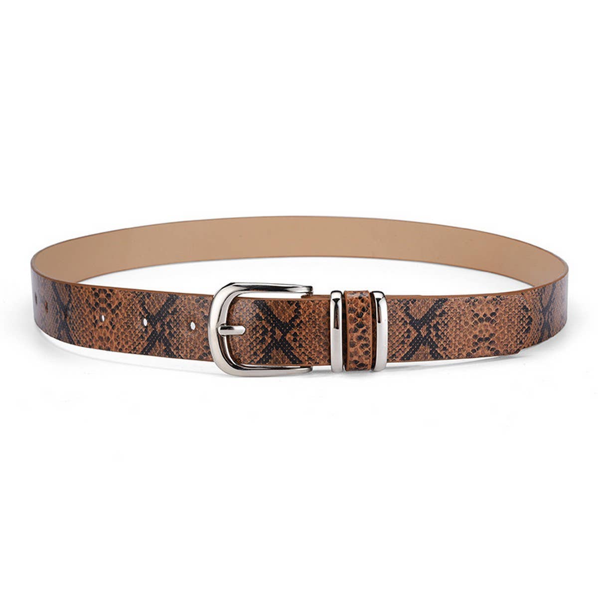 VINTAGE SERPENTINE WOMEN'S PIN BUCKLE BELT