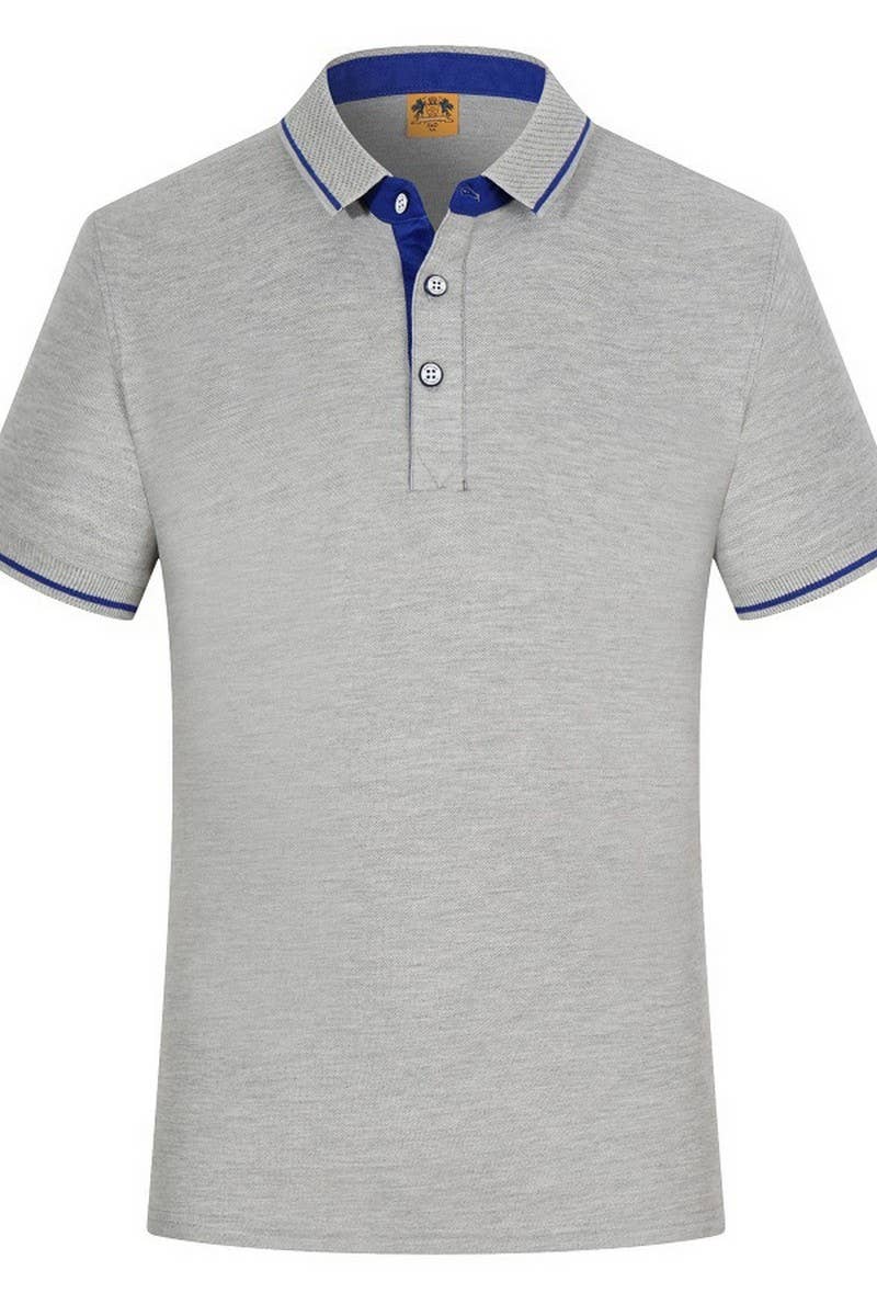 CWTBLS02428_SOLID COLOR BUSINESS COLLARED POLO T-SHIRT