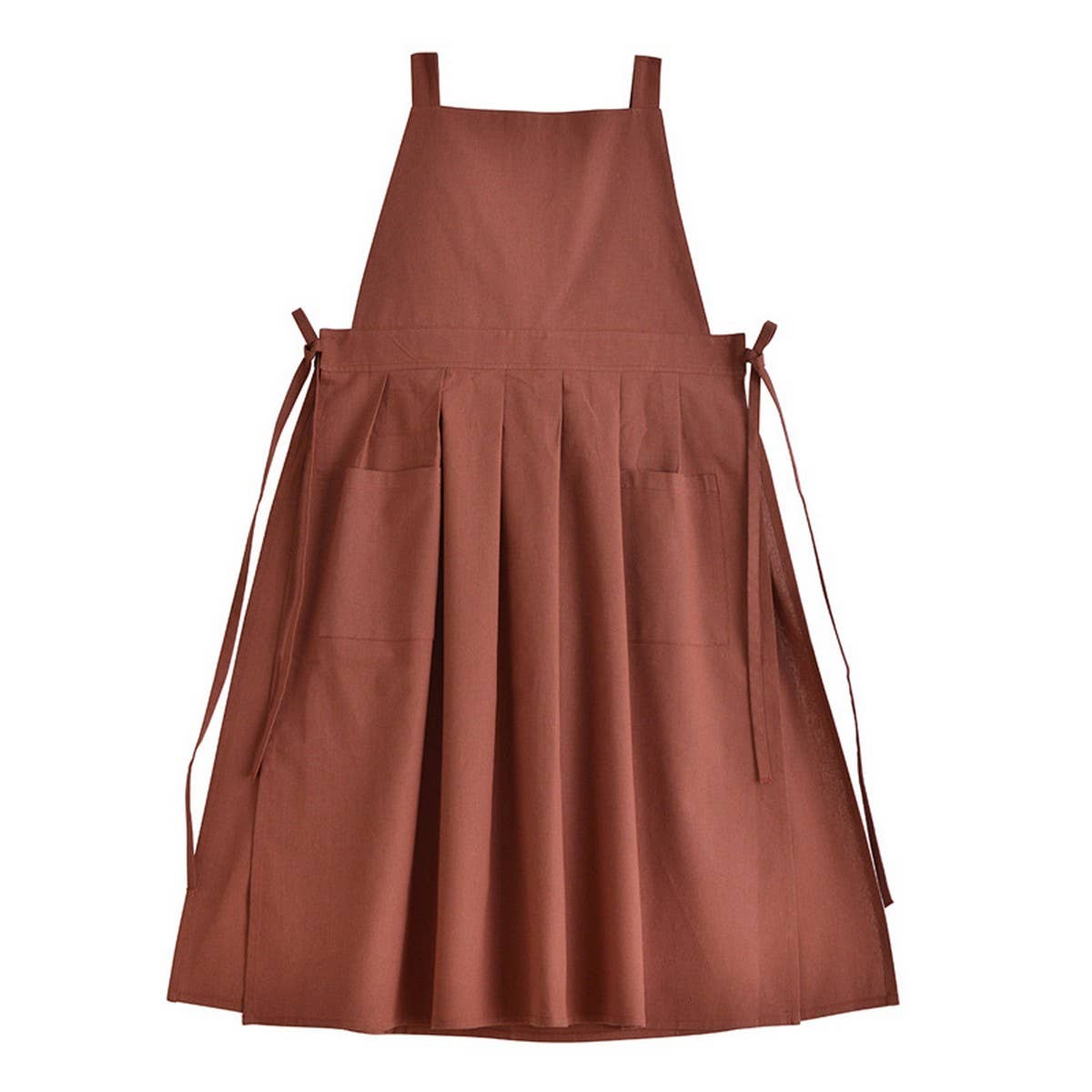 Cotton solid color adjustable Aprons with pockets