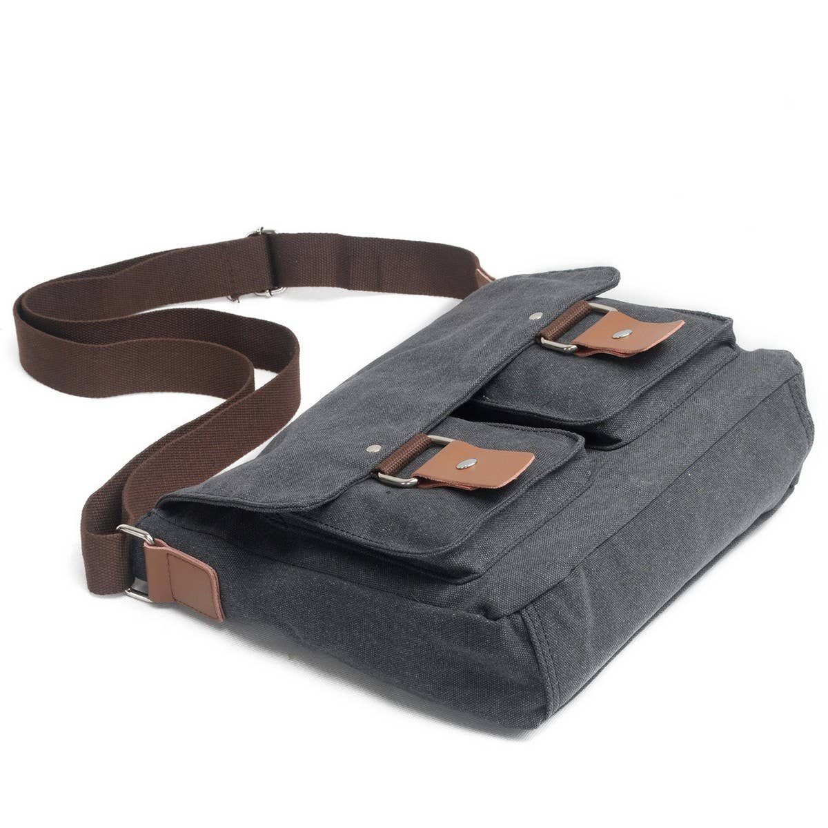 Canvas DSLR Camera Satchel for Men & Women_CWAB5562