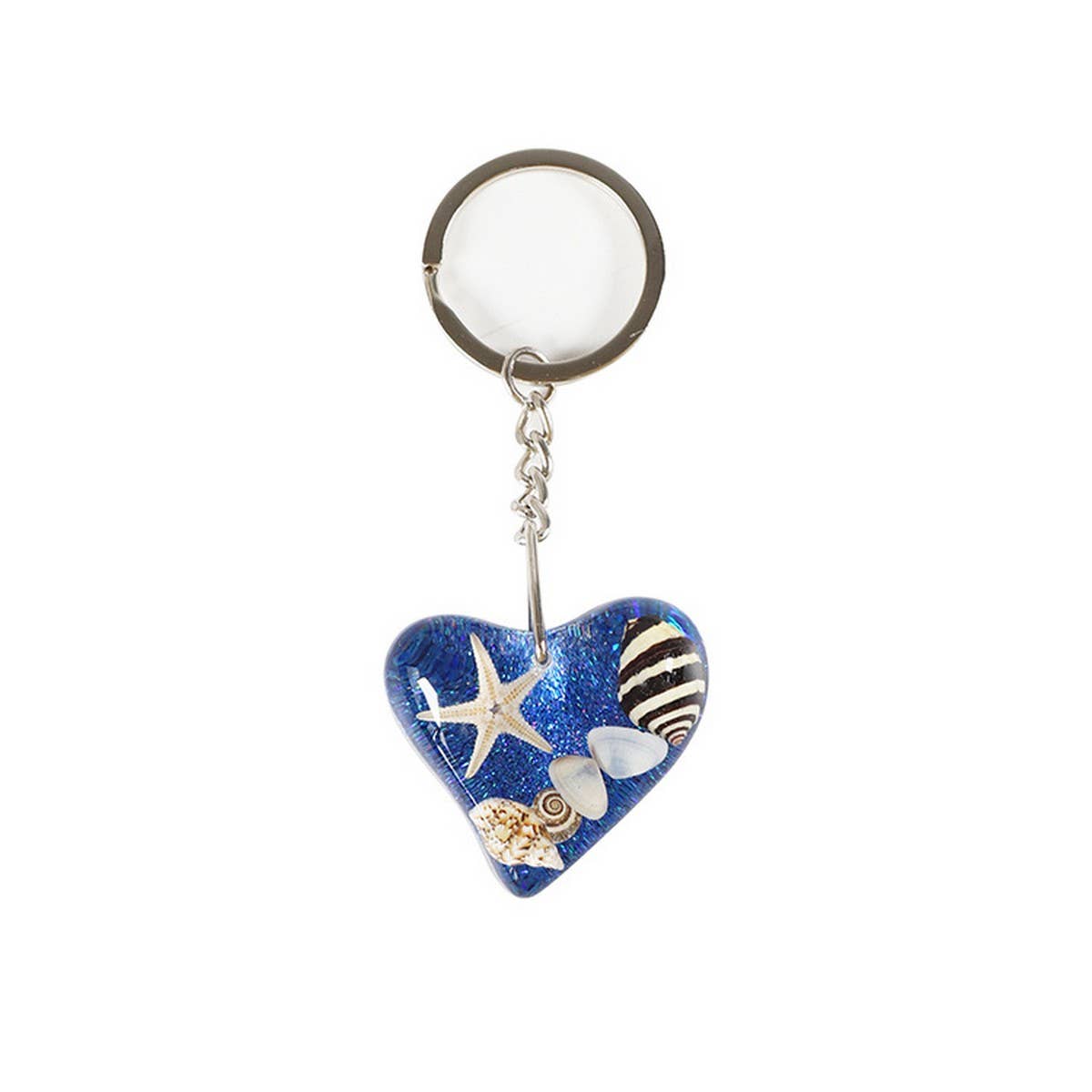 NEW OCEAN SERIES METAL CAR KEYCHAIN PENDANT
