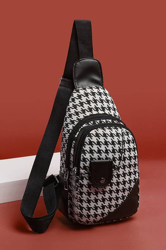 CASUAL PLAID ONE SHOULDER MESSENGER BAG_CUAB0023