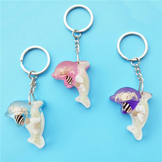 NEW DOLPHIN SHAPE KEYCHAIN SOUVENIR PENDANT