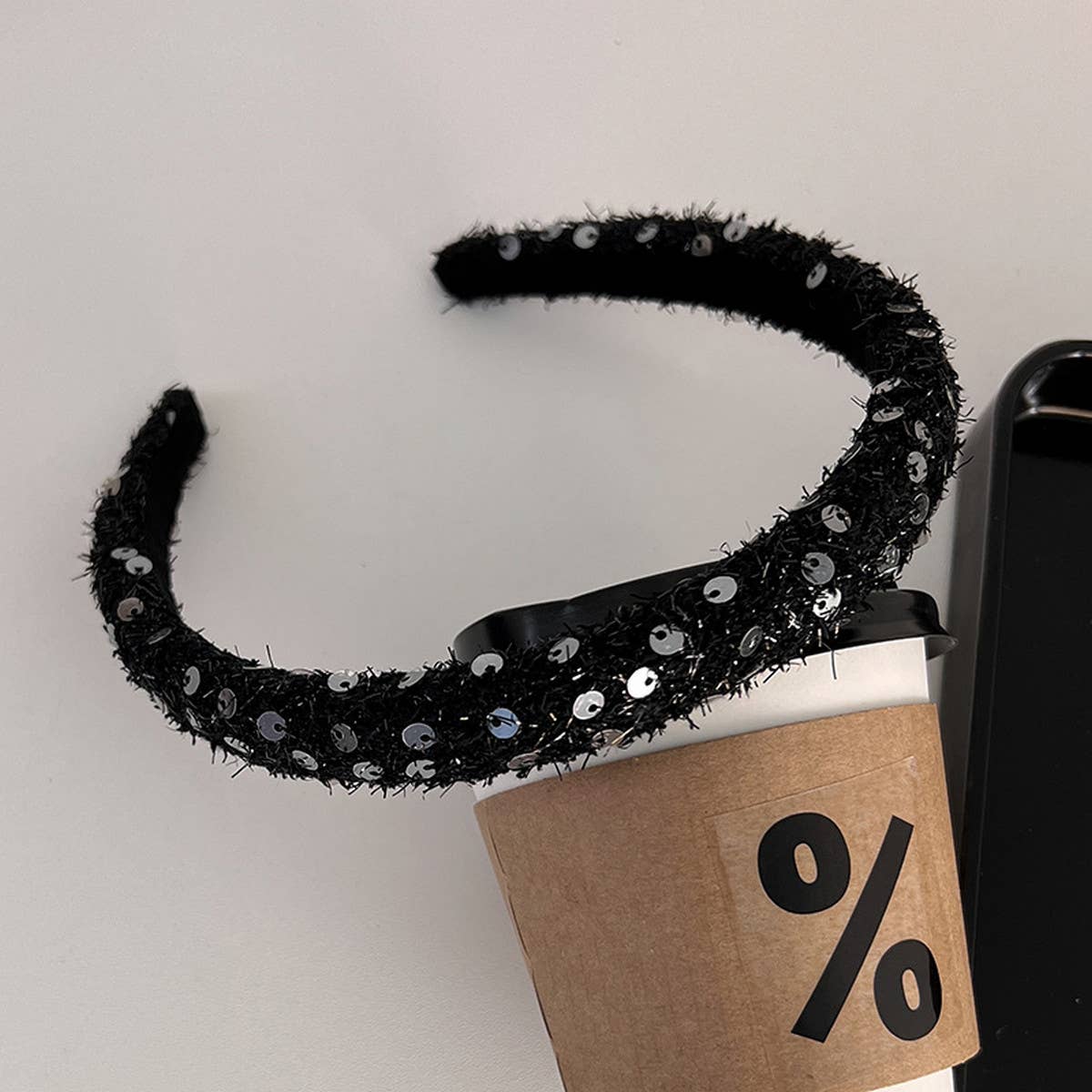 CLASSIC SEQUINED SPONGE HEADBAND