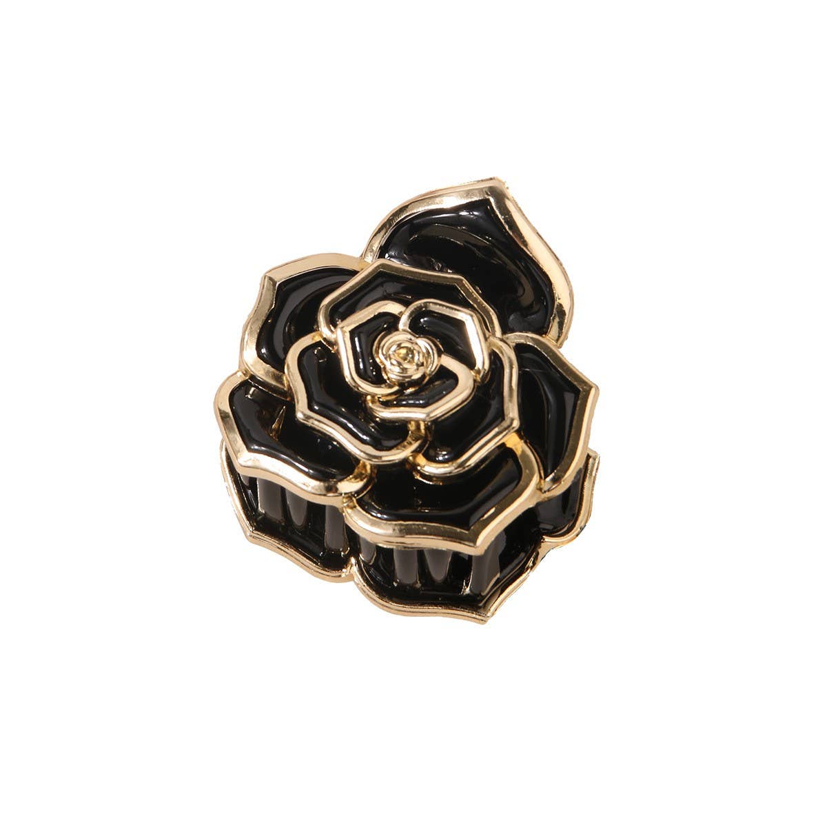 Sweet Rose Flower Hair Claw ? Small & Elegant