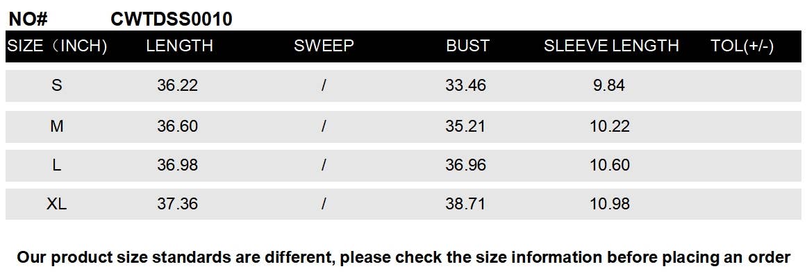 CWTDSS0010_V-Neck Short Sleeve Dress