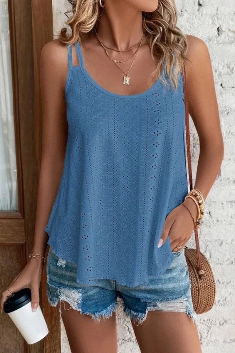 CWTTSL0413_DOUBLE SHOULDER ROUND NECK JACQUARD VEST