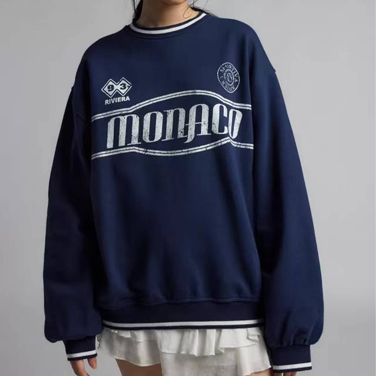 COMFORTABLE PRINTED LONG-SLEEVED PULLOVER HOODIE