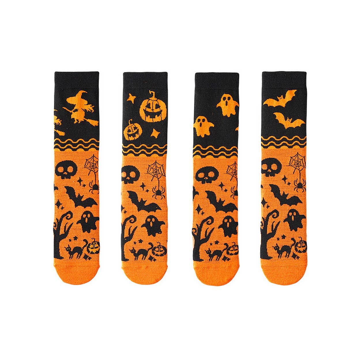 CWMS02726_HALLOWEEN GIFT CREW SOCKS FUNNY UNISEX
