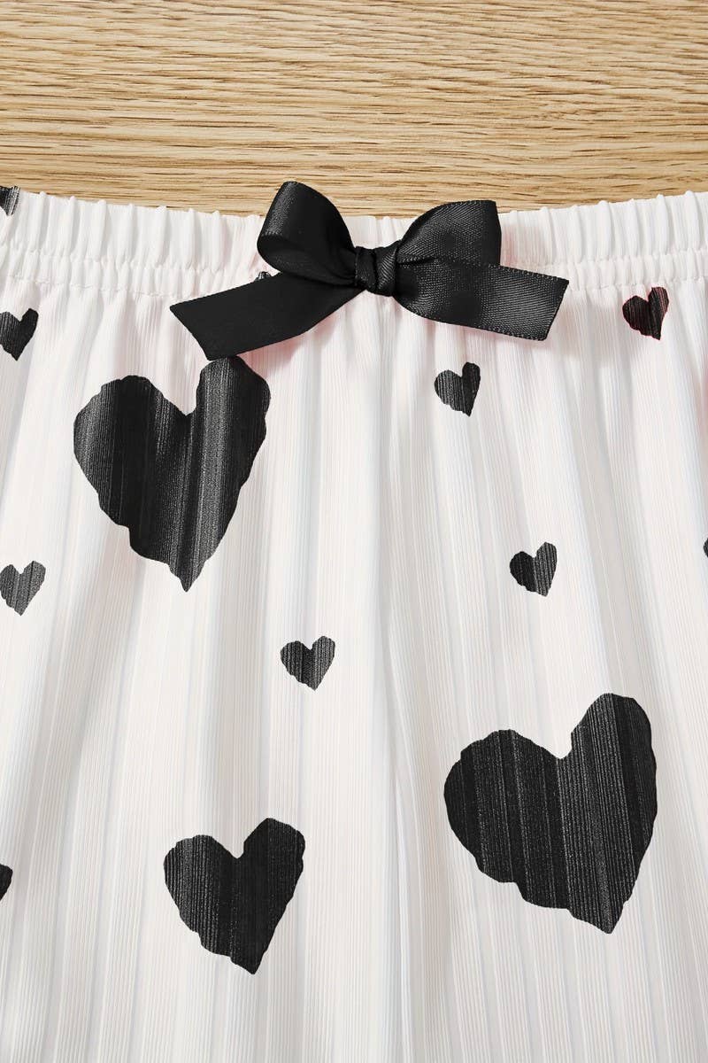 CWSPJ00497_RIBBED HEART PRINT PAJAMA 3 PIECE SET
