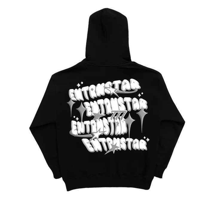 DESIGN SENSE ALPHABET STREET TREND HIP HOP HOODIE