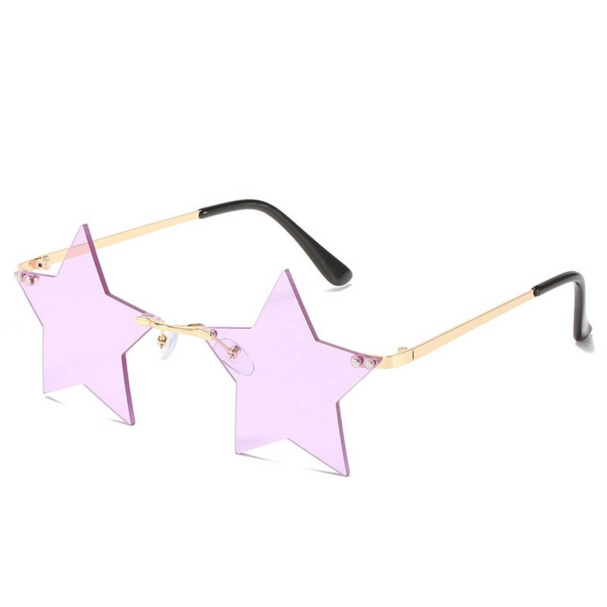 FIVE-POINTED STAR SUNGLASSES FRAMELESS SUNGLASSES